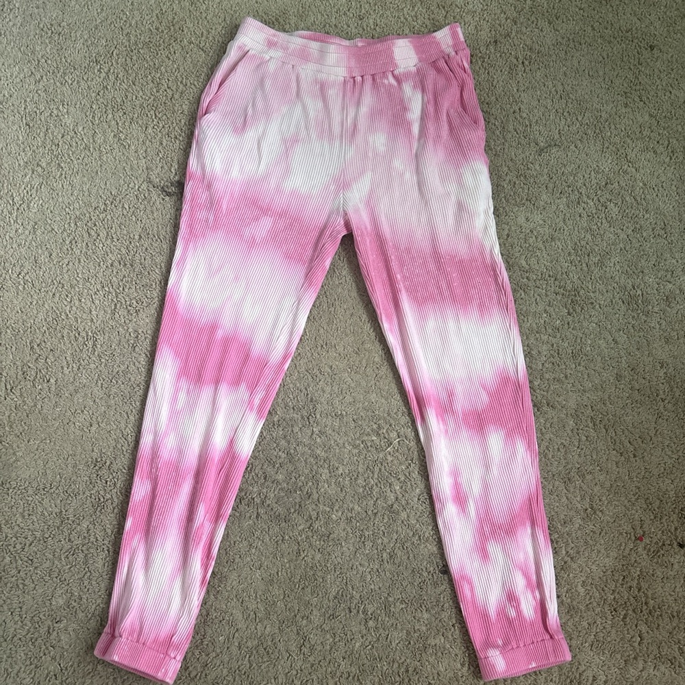 Fashion Nova XL Pink Tie Dye Sweatpants